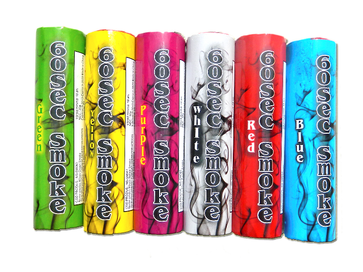 10 x set Fumigene colorate Set 6 bucati multicolor 60 secunde cu inel