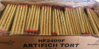 Bax 50 seturi artificii de tort 25 cm 90 secunde