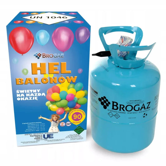 Butelie cu heliu BroGaz 90 baloane