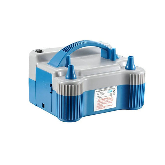HT-508 Pompa Electrica de Umflat Baloane PRO cu Doua Iesiri 220V Putere 700W Accesorii petrecere Albastru-Gri