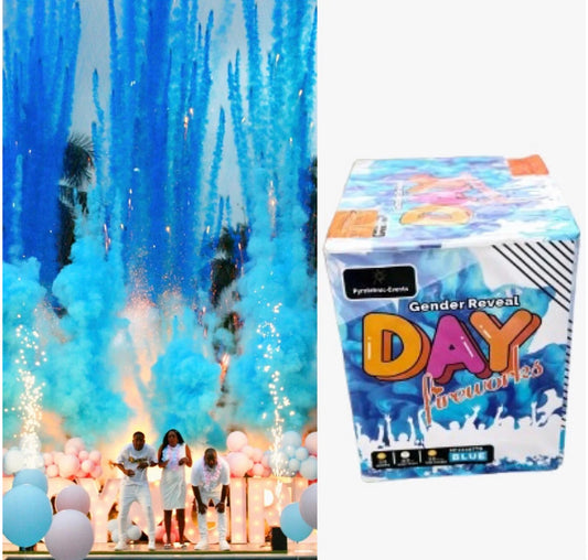 Artificii de zi baby shower Gender Reveal Albastru sau ROZ